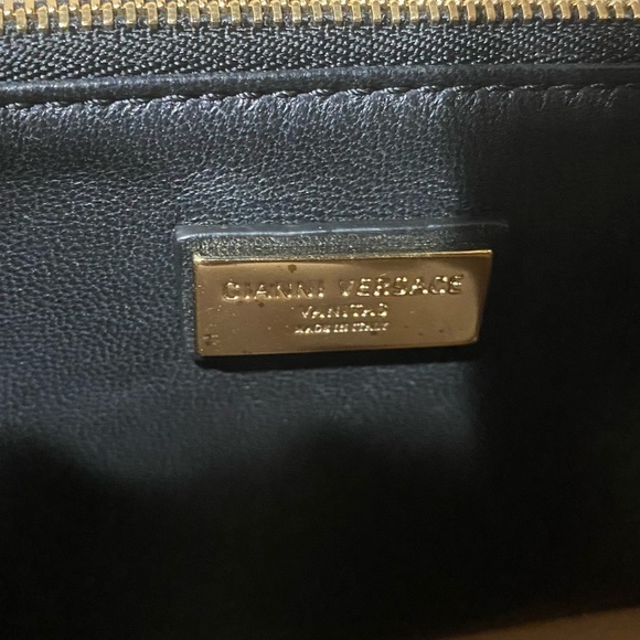 VERSACE VANITAS QUILTED LEATHER HANDBAG - Picture 12 of 12